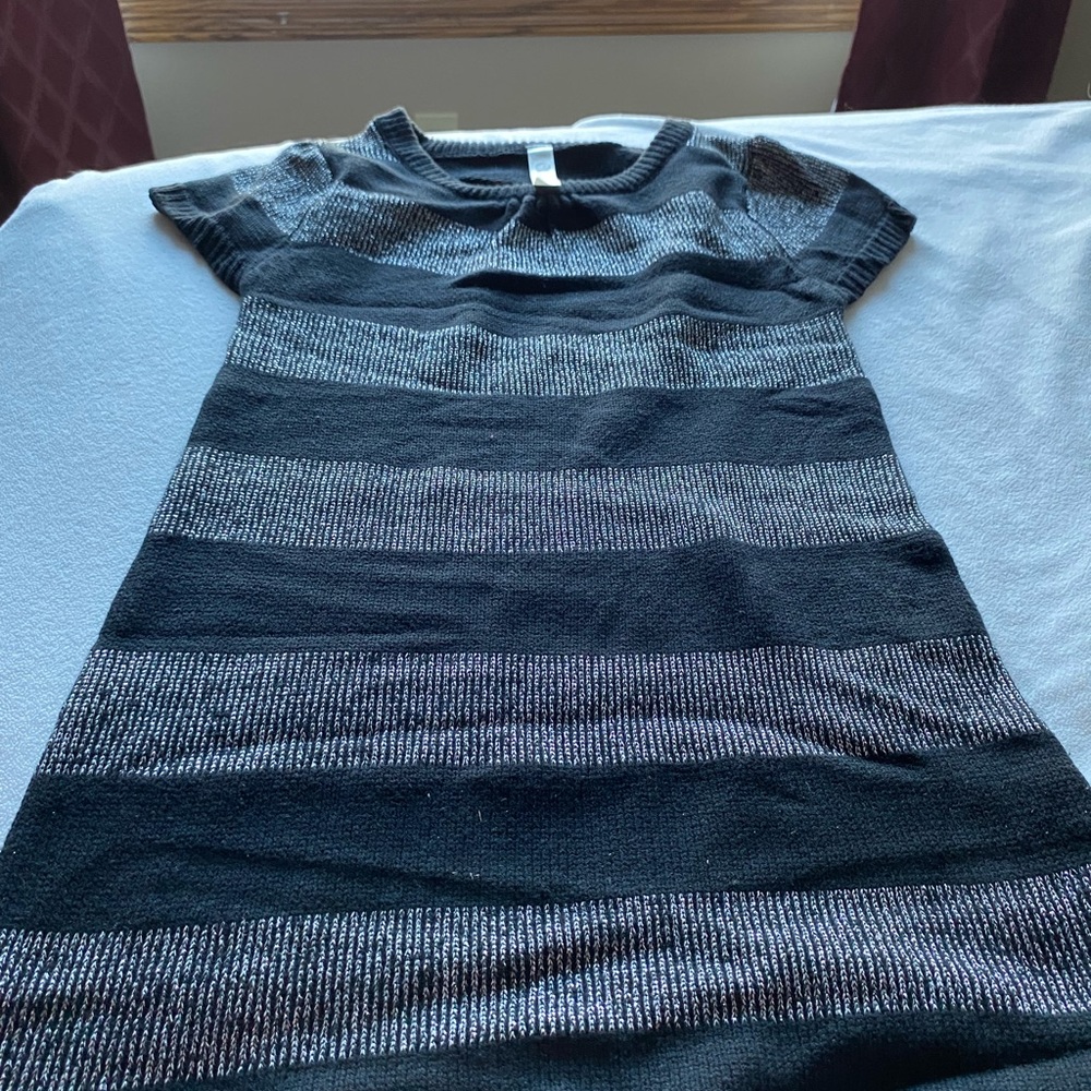 Girls knit sweater dress.